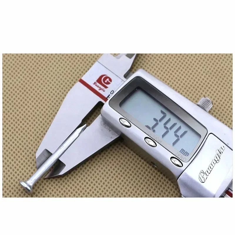 50 個直径 3.5 ミリメートルフラットヘッド硬化セメント釘高炭素鋼固定壁広告釘ガン釘の長さ 22 ミリメートル-42 ミリメートル