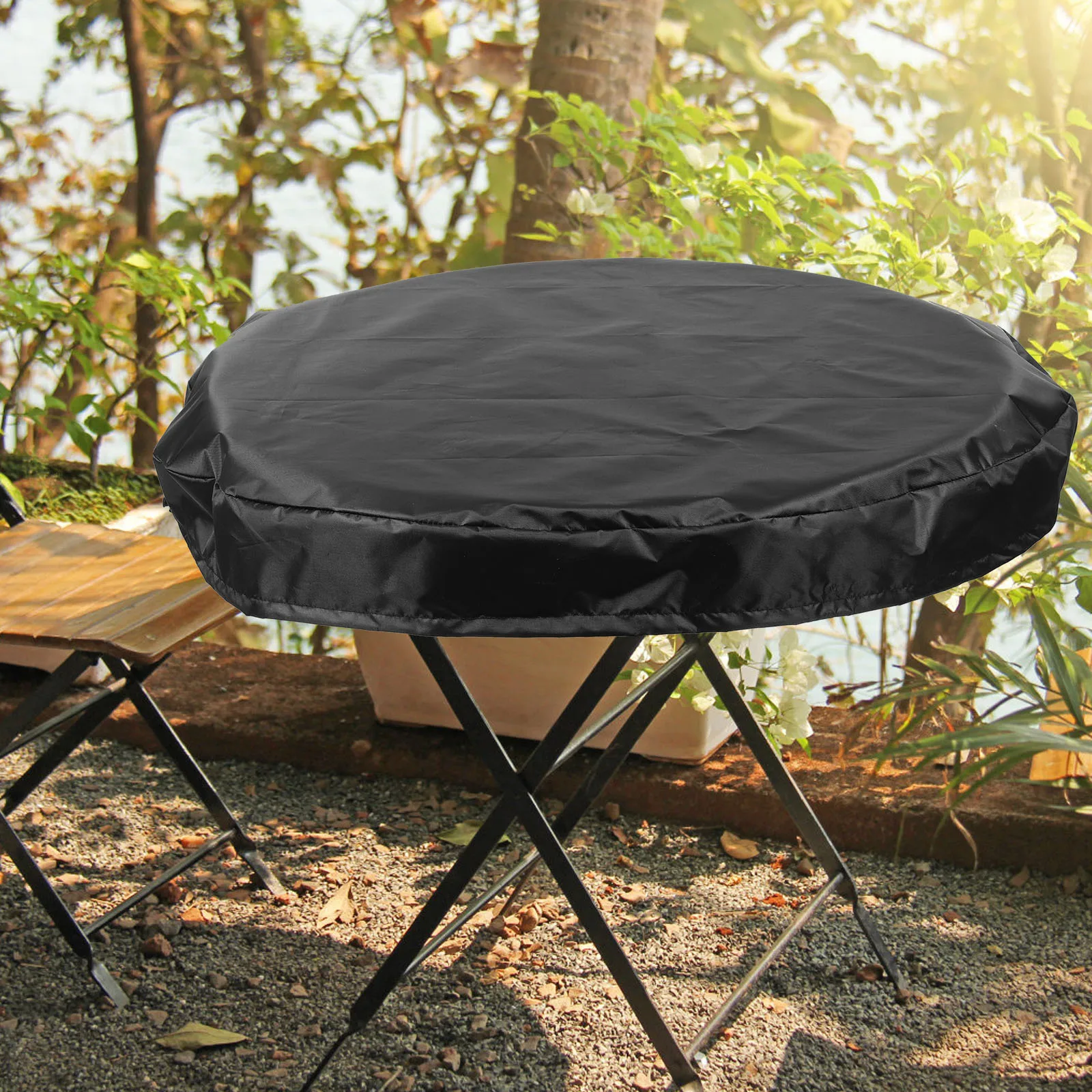 Cubierta de tela Oxford para barbacoa, resistente al desgarro, resistente al sol, impermeable, para exteriores, parrilla grande para barbacoa, cubierta protectora para chimenea