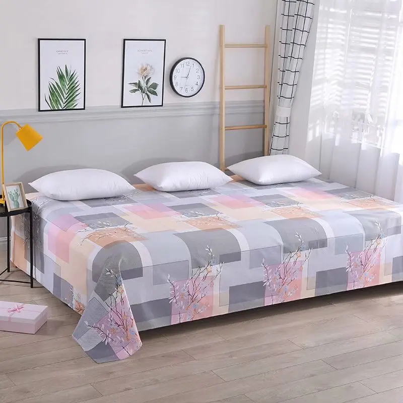 

Thickened Cotton Linen Quilt Cover Simple Style Dormitory Canvas Cooling Mat Large Tatami Double Bed Traditional Handmade Craft