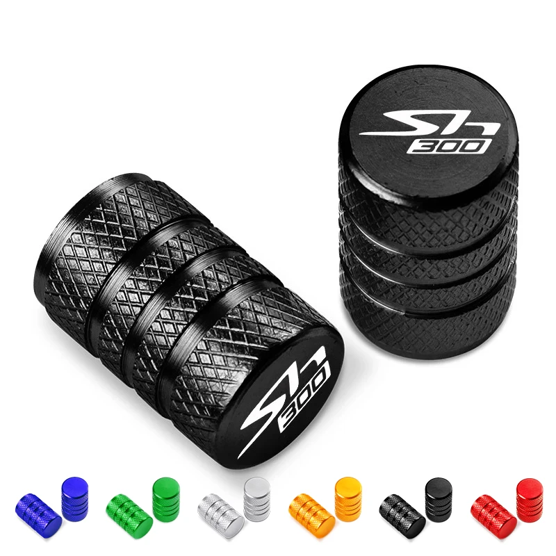 2PCS Tire Valve Air Port Stem Cover Cap Plug CNC For Honda SH300 SH 300 SH300I SH 300I I Motorcycle Accessories