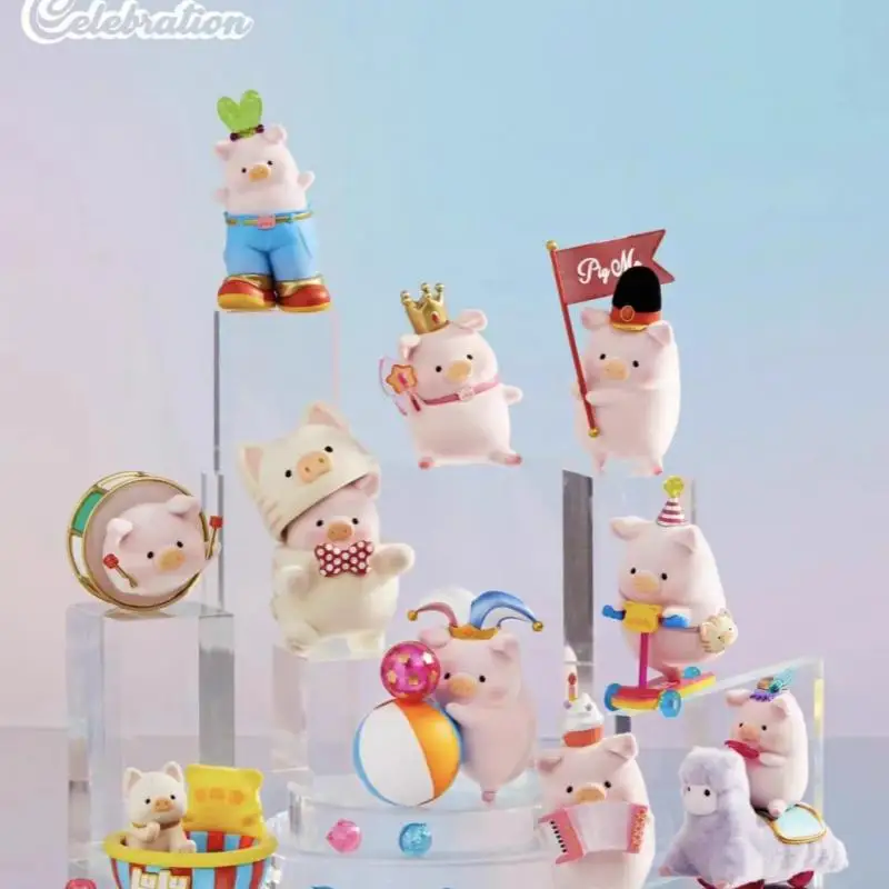 

Аутентичная консервированная свинья LuLu Happy Time, слепая коробка, фигурка, милый подарок для девочки, креативный настольный орнамент, кукла, подарок на день рождения, сюрприз, игрушка