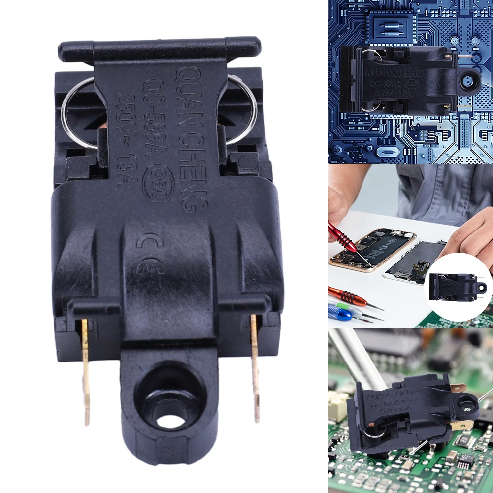 

Электрический чайник, переключатель давления пара, 13A, 250 В, переключатель мощности электрического чайника, пластик + металл, переключатель давления для чайников