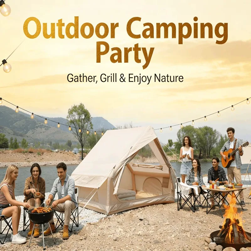 Blow up Tent 300D Oxford Social Shelter Airflow Recreation Club Gathering Hub Two Meter Tall Fourteen Kilos Wholesale