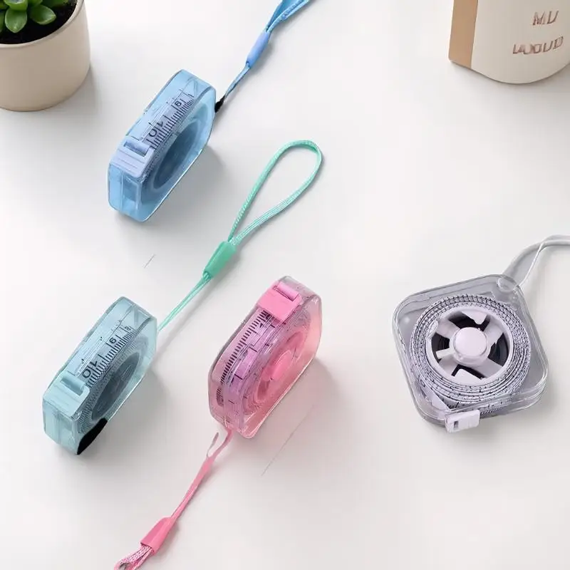 2-Meter Mini Metric And Imperial Durable Measuring Tape Multifunctional And High-precision Household Shrinkage Measuring Tape