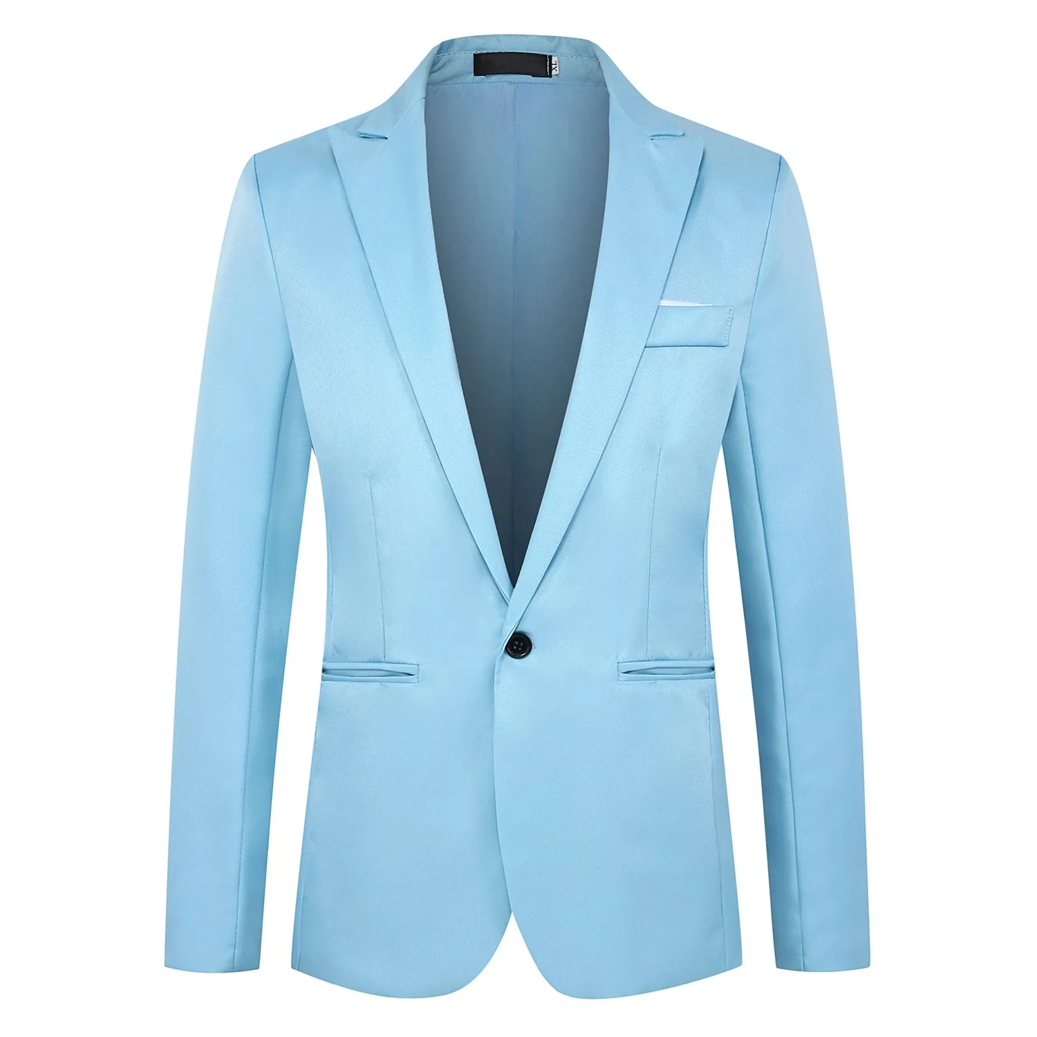 Chaqueta de traje de padrino de boda, color sólido, corte ajustado, talla grande, Occidental, multicolor, oppa, comercio, 1066