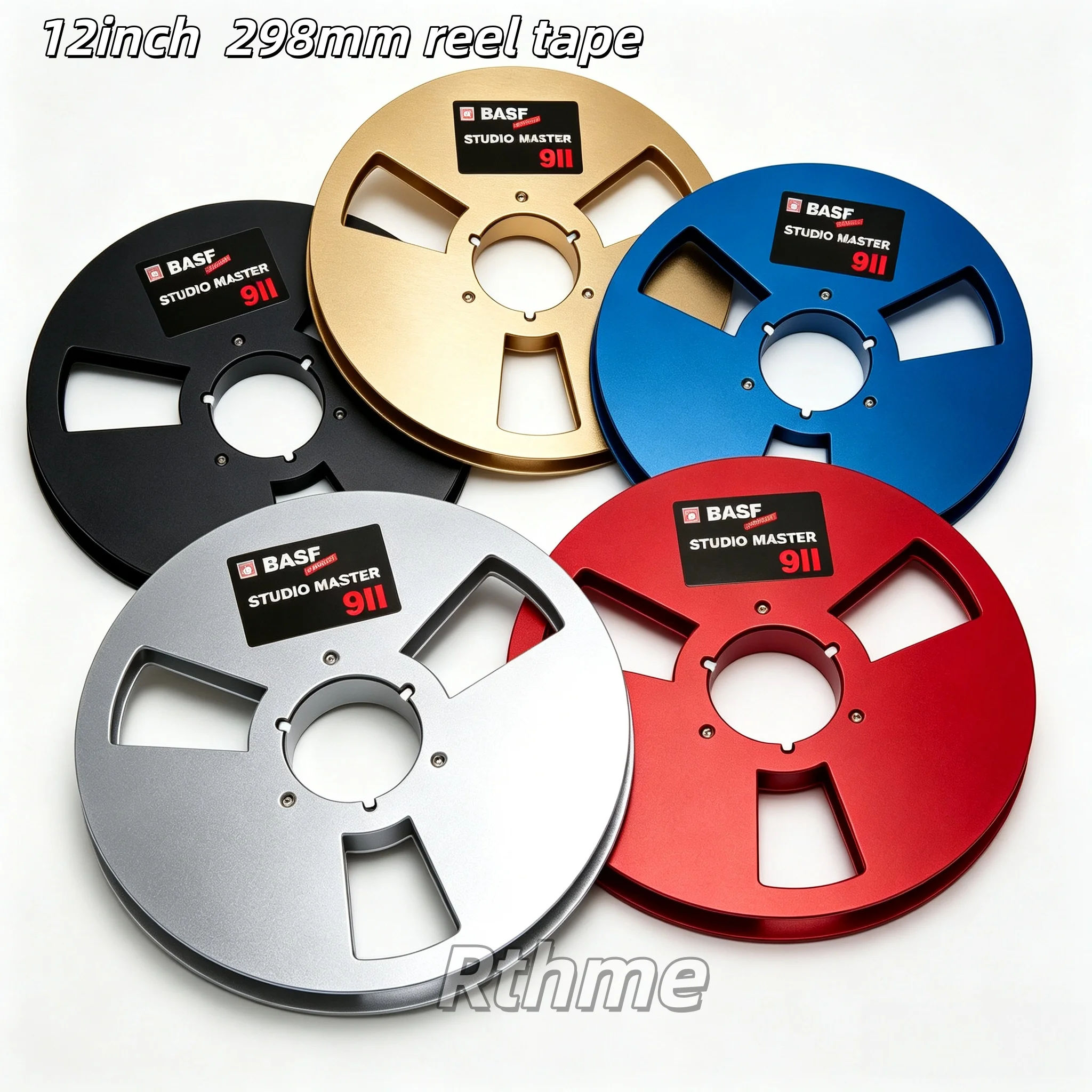 BASF 12-inch 298mm Empty Aluminum Reel Opener Tape for Packaging Material Handling