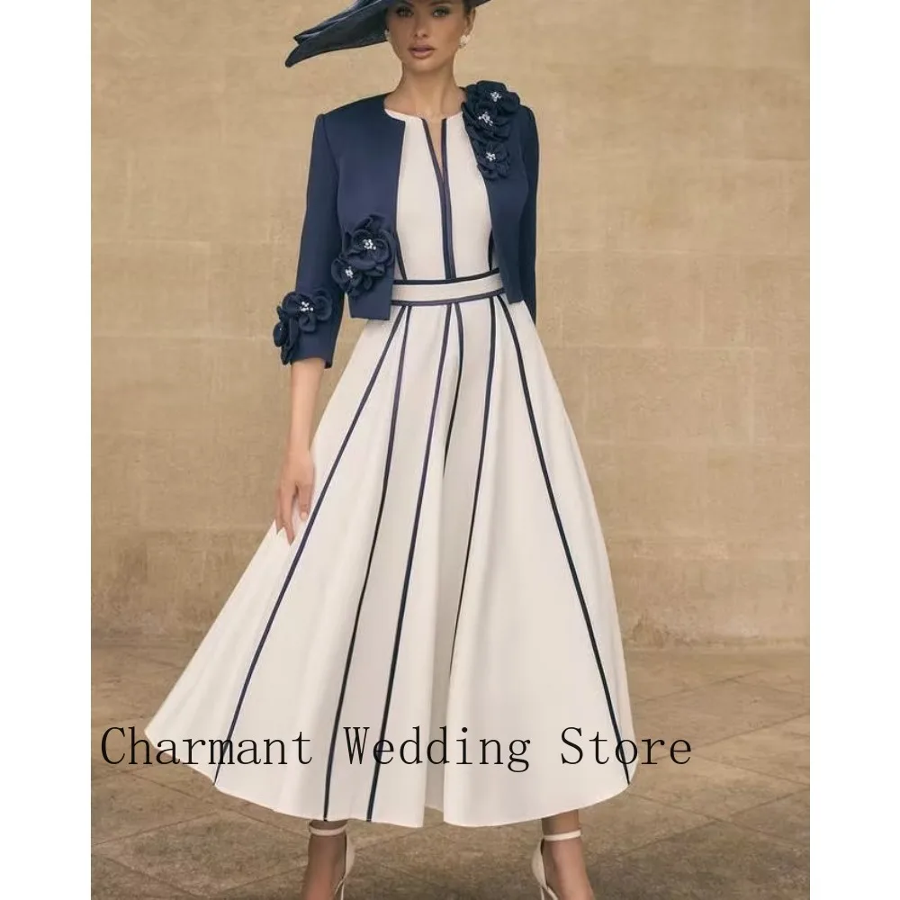 Customized Elegant Mother Gowns O-Neck A--line Mother of the Bride Dresses 2026 Floor- Length Mother Suit for Party Dress