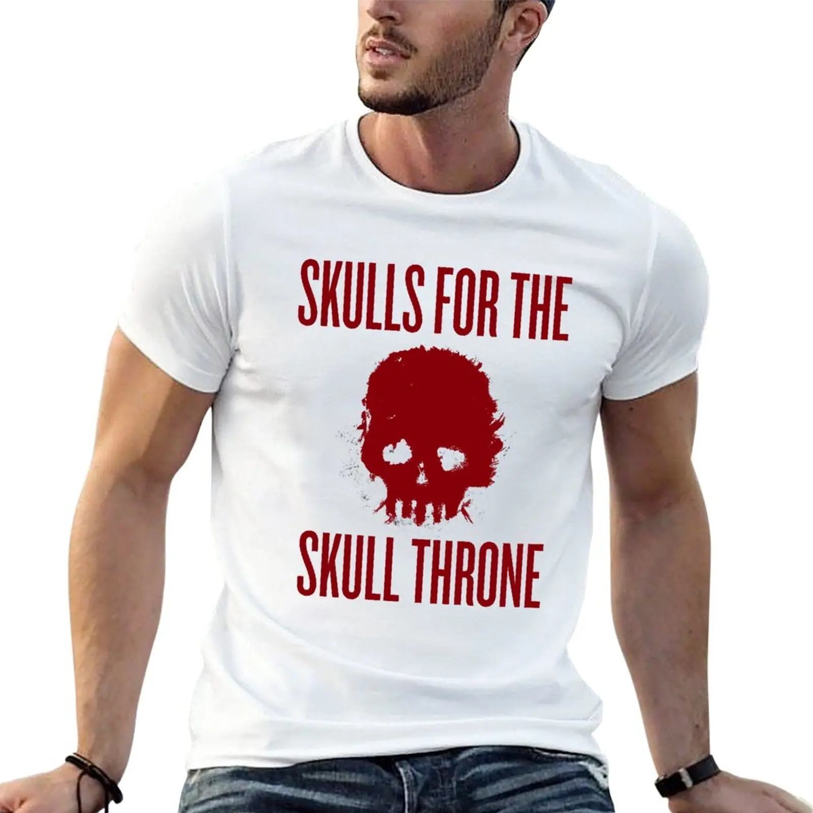 Skulls for the Skull Throne T-Shirt animal prinfor boys tops black t shirts for men