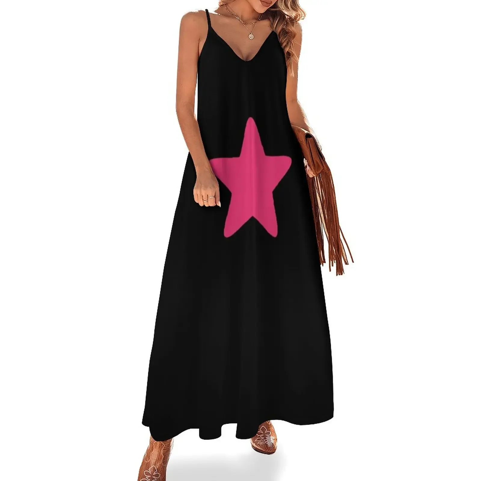 

Via Star Sleeveless Dress birthday dress Elegant gown