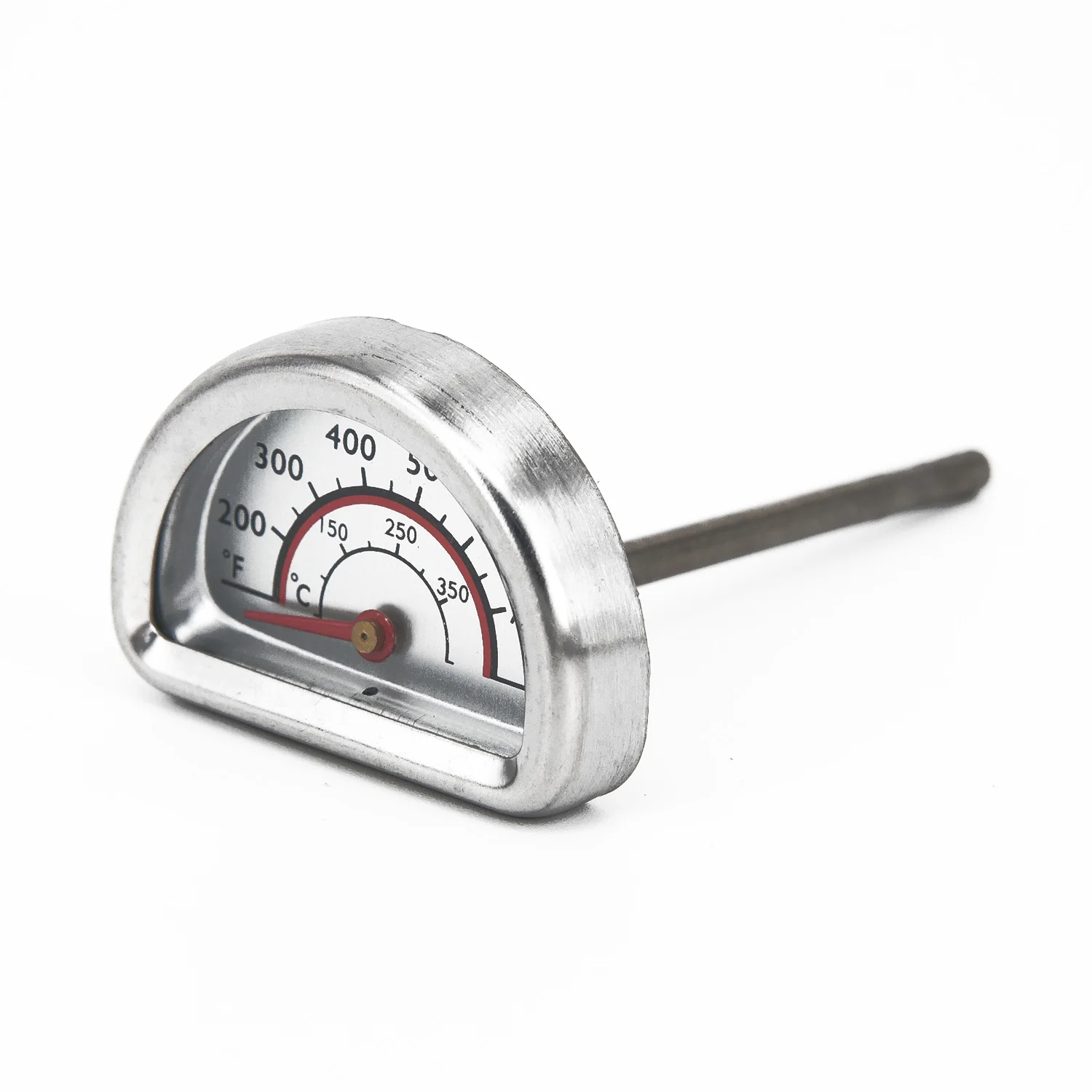 Replacement Stainless Steel Grill Thermometer Heat Indicator 0-400℃ BBQ Smoker Grill Thermometer For Charbroil Grill