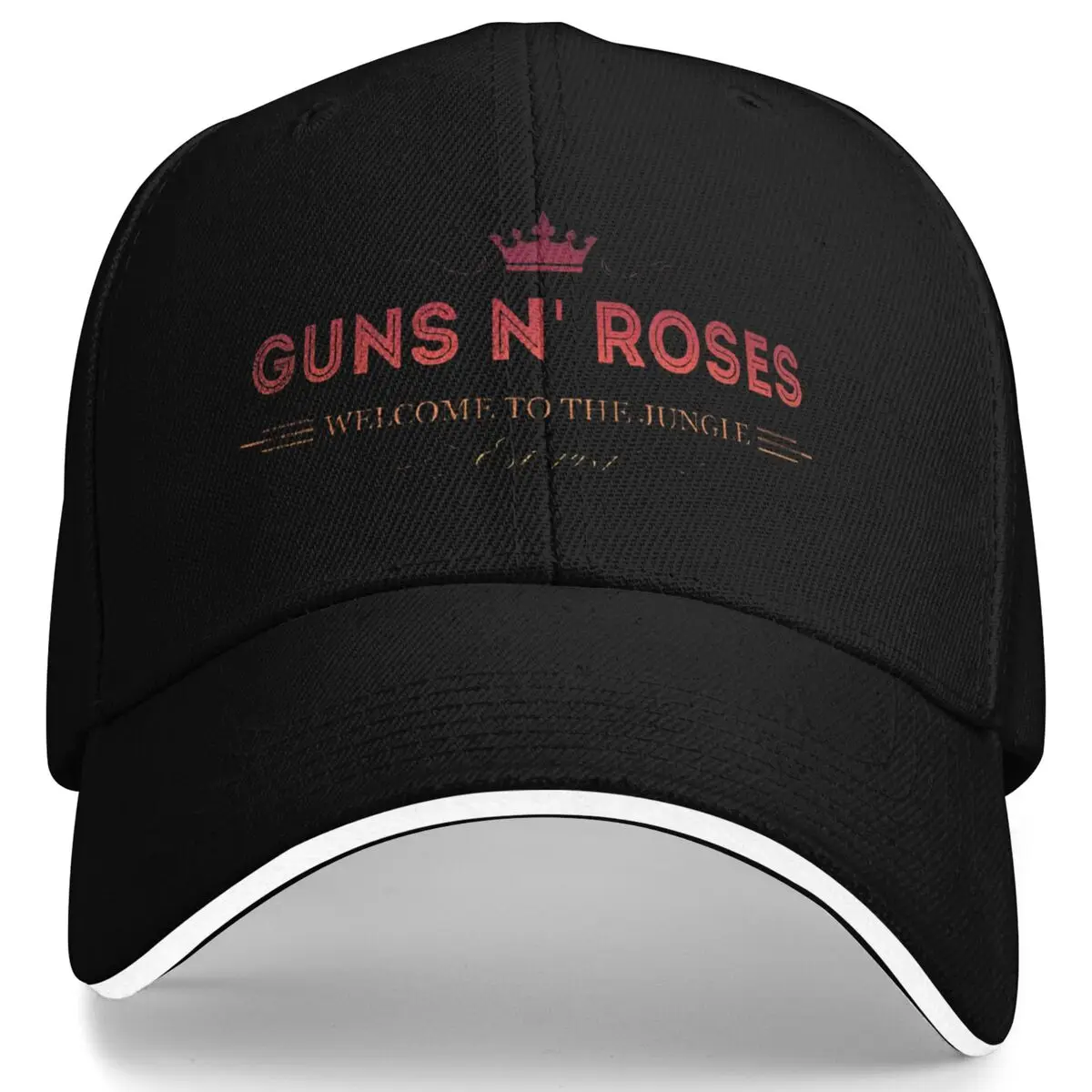 Guns N Roses 2025 Tour Baseball Cap Couple Women Design Hip Hop Hats Spring Casual Hunting Camping Adjustable Baseball Caps