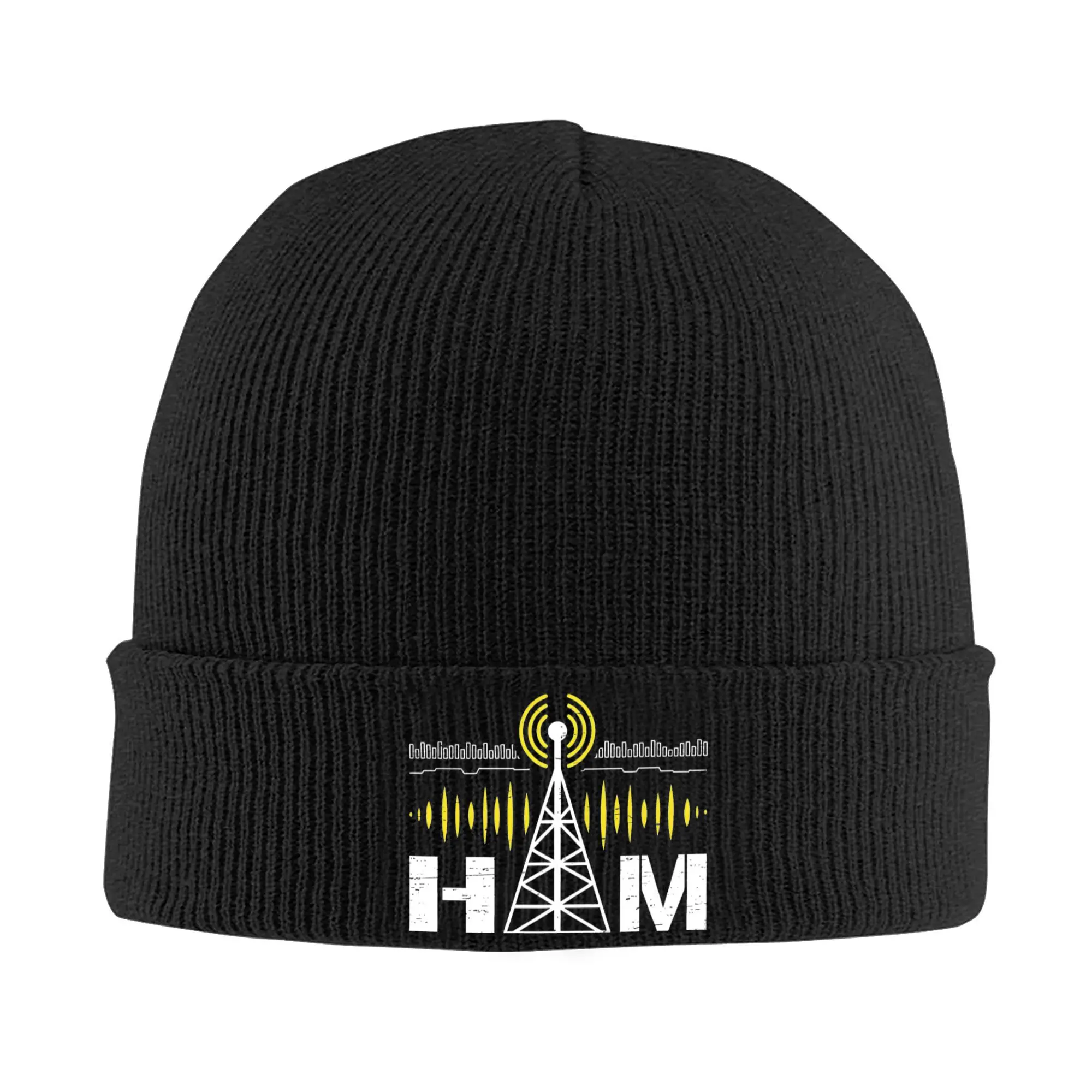 Amateur Radio Ham Radio Operator Knitted Hats Autumn Winter Skullies Beanies Baggy Funny Cap Men Women Acrylic Hot Sale Skullcap