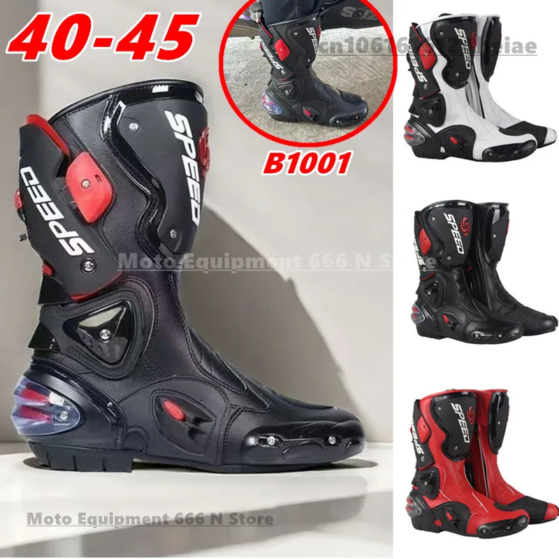 

Мужские мотоциклетные ботинки Riding Tribe, мотогонки, мотокроссовые внедорожные мотоциклетные мотоциклетные ботинки Botas Motor Boot