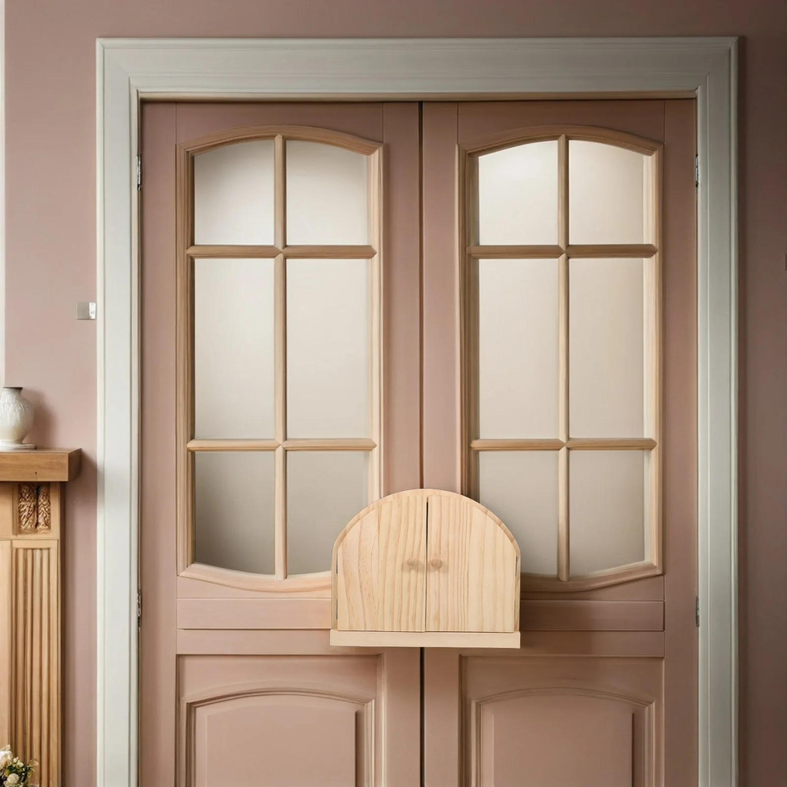 

Solid Wood Socket Cover Set Natural Finish Durable Electrical Outlet Protector Home Safety Practical and Stylish