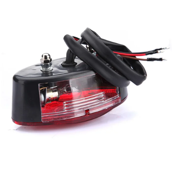 

MOTORCYCLE UNIVERSAL CAT EYE REAR BRAKE STOP TAIL LIGHT RED For HARLEY CHOPPER