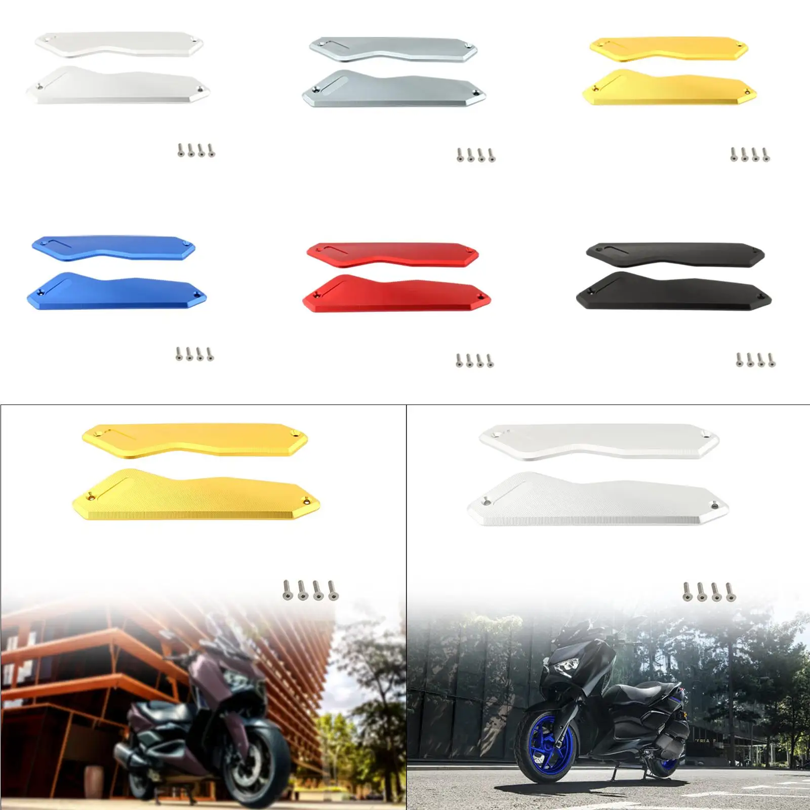 

Windscreen Windshield Deflector Guard Cover, Directly Replace, Motorbike Accessories Easy Installation for Xmax300 Xmax250