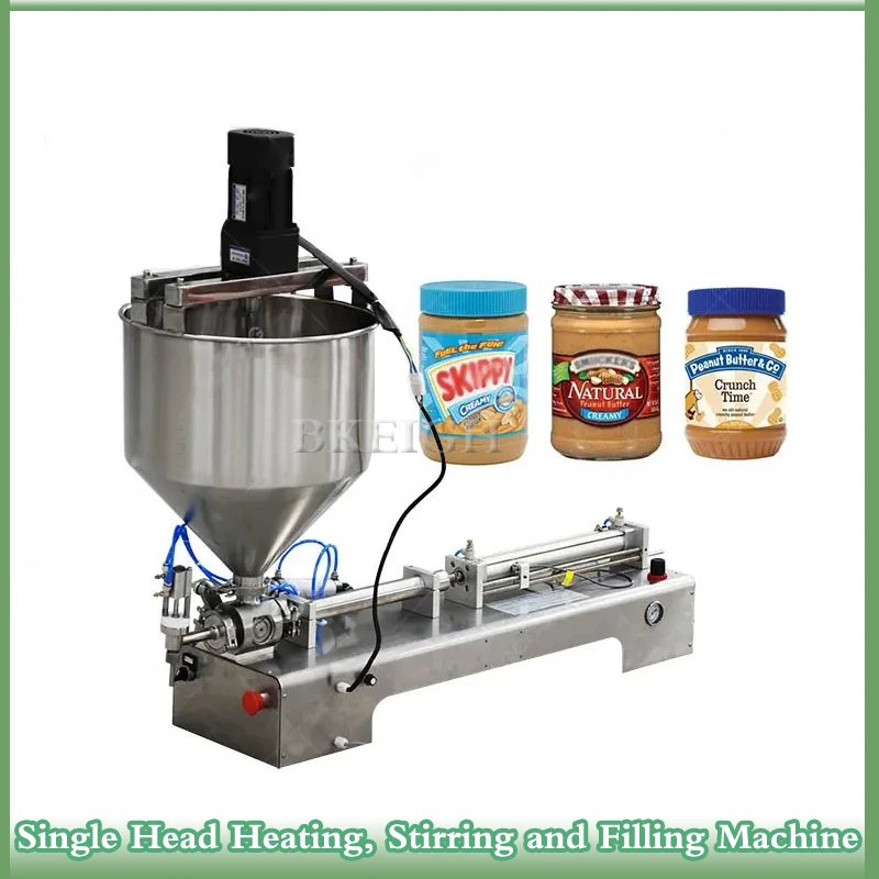 Pneumatic Paste Filling Machine High Viscosity Liquid Filling Machine For Honey/Tomato Sauce/Salad Dressing