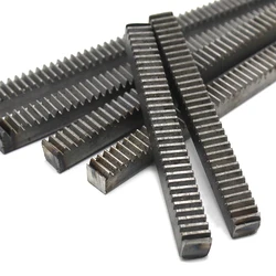 1/2/5Pcs Length 100/160/300mm Modulus 1 Gear Rack Transmission Steel Rack M1 DIY Model Makeing Drive Materials Accessories
