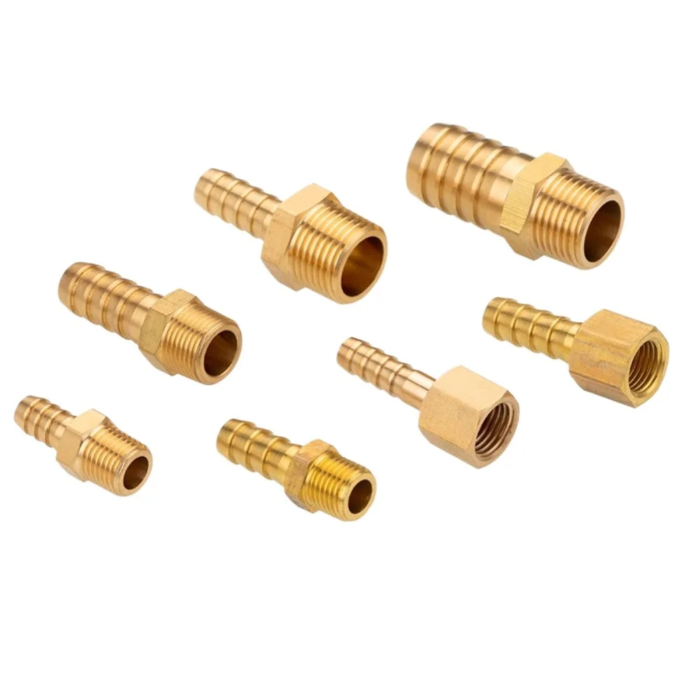 1/8' 1/4' 3/8' 1/2' NPT-Innengewinde X 1/8 3/16' 5/16' 3/8 1/2 Zoll Schlauchanschluss Messing-Rohrverbindungsstück Kraftstoff – Detail 3