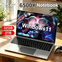 15.6" Laptop Portable Intel Core 6500Y 32GB RAM 1TB SSD Windows 11 Notebook Gamer 1080P Display Office Study Computer PC