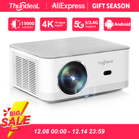 ThundeaL Portable Mini Projector TD92 Pro FHD 1080P Full HD Beam 4K Video WiFi Android Projector TD92Pro 3D Movie Home Theater