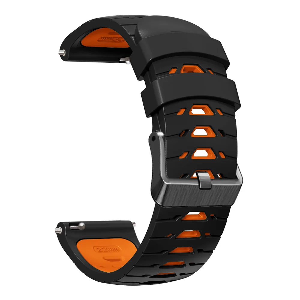 22mm Silicone Watch Band For Xiaomi Huami Amazfit GTR 47mm 2 2e Stratos 3 Strap Bracelet for Amazfit GTR 4 3pro Watchband Correa