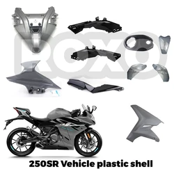 For CFMOTO 250SR SR250 Grey Car Gray Full Car Shell Left and Right Large Suet Tank Protection Plate Tail Wing Motorcycle Orginal