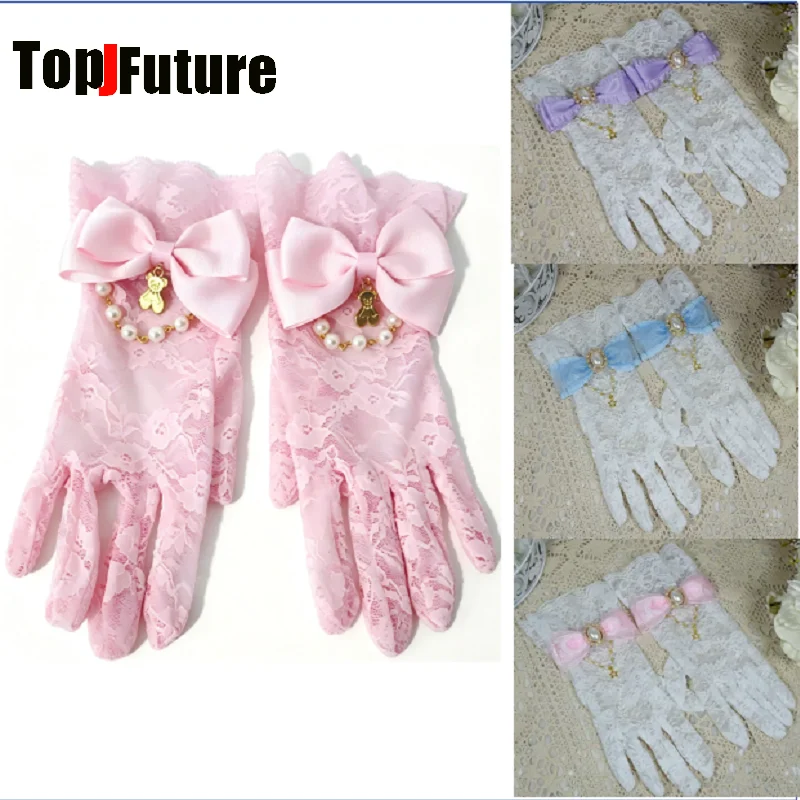 luvas-femininas-goticas-lolita-subcultura-y2k-com-renda-babado-laco-pingente-de-urso-e-corrente-de-perolas-com-strass