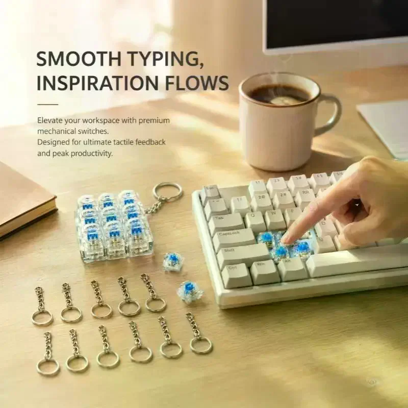 ชุดสวิตช์คีย์บอร์ดแบบกลไก 30 ช - 3D Printing Keyboard Keys บทวิจารณ์และราคา