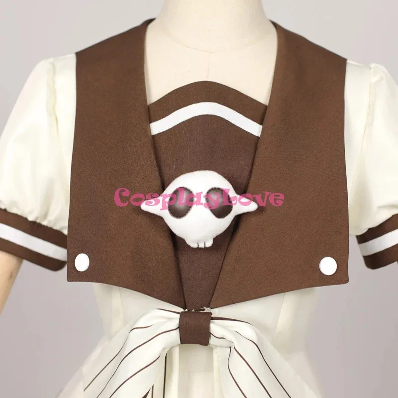 qq98CosplayLove Stock унитаз Ханако-кун Нене Яширо Косплей Костюм на заказ для Рождества, Хэллоуина