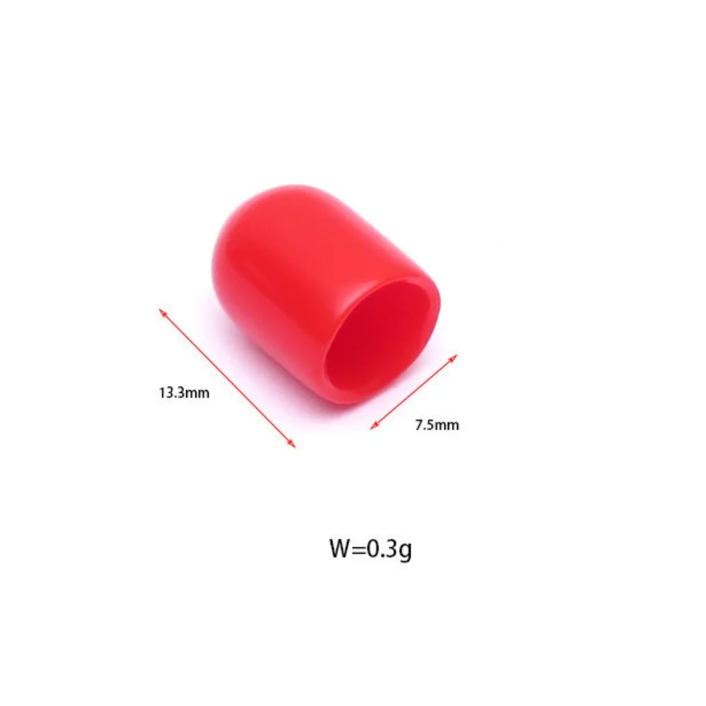 10 PVC Low Pressure Nipple Protectors for K Valve Scuba Diving Equipment For BCD Jacket and 8/3 Thread Compatibility