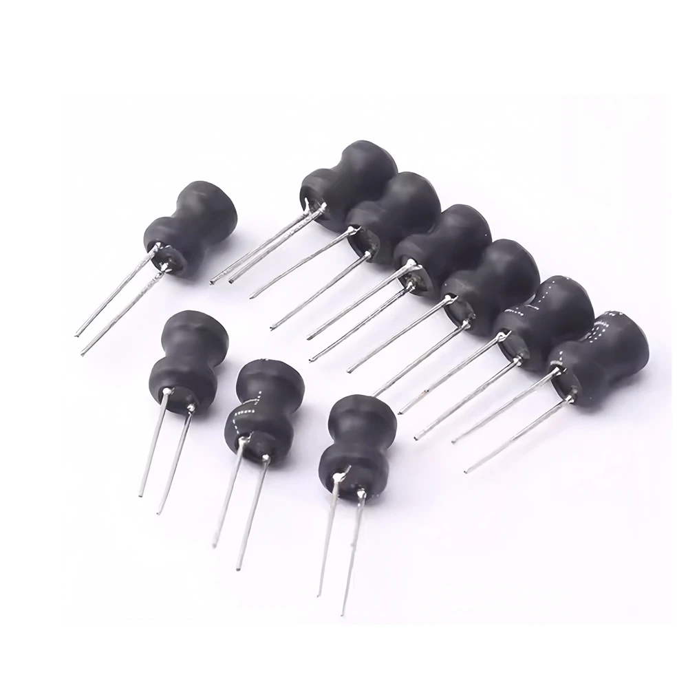 10pcs 0912 9*12mm I-shaped power inductor 1uH 1.5uH 4.7uH 10uH 22uH 47uH 100uH 330uH 1.5mH 25mH 30mH 100mH DIP Power Inductor