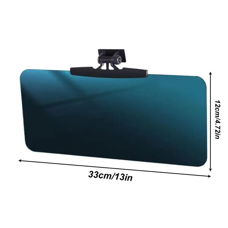 Car Sun Visor HD Anti Sunlight Dazzling Goggle Day Night Vision Driving Mirror UV Fold FlipDown Clear View Interior Mirrors