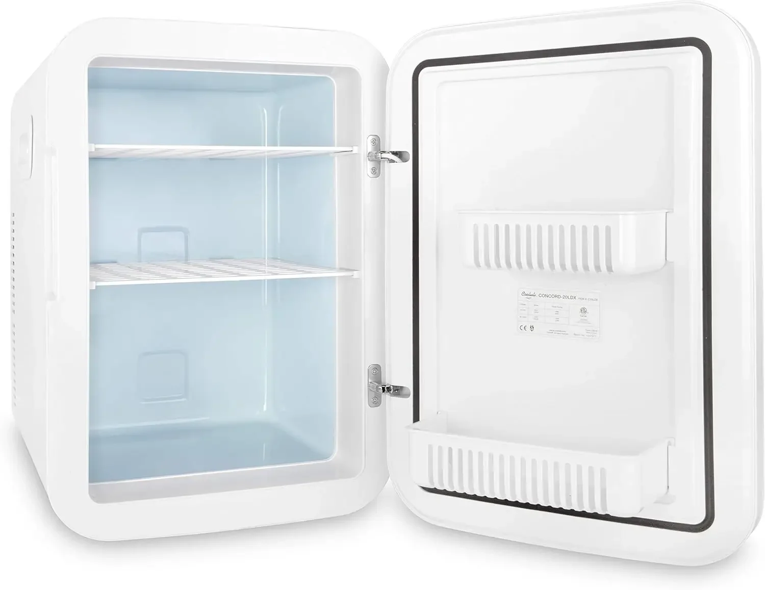 20 Liter Mini Fridge with Temperature Control - Black