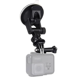 Montaje de ventosa para coche, soporte ajustable para parabrisas de ventana de vehículo para GoPro 13, 12, 11, 10, DJI Action 5 Pro 4 Insta 360