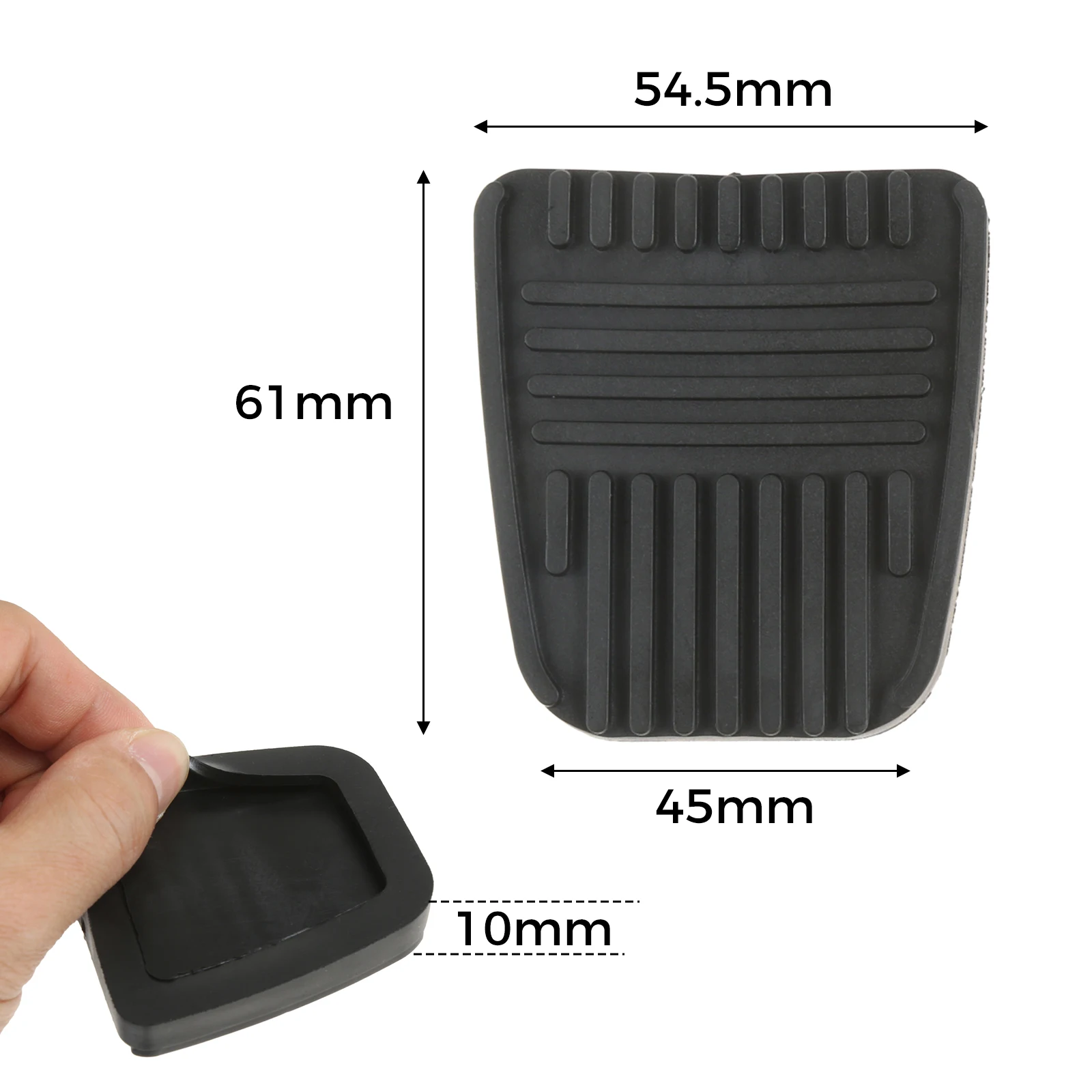 2Pcs Car Brake Clutch Pedal Pad Rubber Covers for Toyota 4Runner Camry Celica Pickup RAV4 Tacoma Tundra 31321-14020 31321-14010