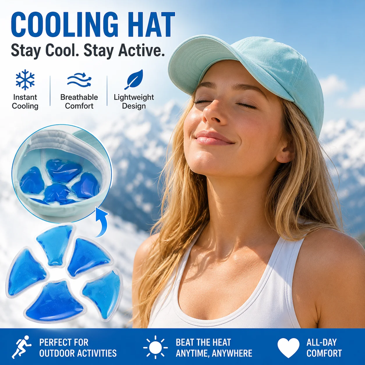 Cold Pack Ice Gel - Blue PVC Gel Ice Pack -
