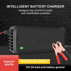 12V 5A Intelligent Fast Power Charging Full Automatic Car Battery Charger 3 Stages Lead Acid AGM GEL Battery-chargers