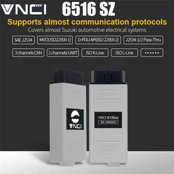 VNCI 6516SZ for Suzuki Car Diagnostic Tool Compatible with SDT-II OEM Software Driver Supports WiFi USB and WLAN