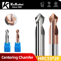 KaKarot Spot Drill Bit Point Angle 60 90 120 Degree for Machining Hole Drill Chamfering Tools carbide end mill Steel AL