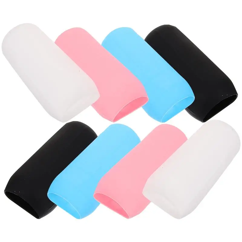 

8 Pcs Silicone Leak-proof Sleeve Travel Lotion Bottles Covers Shampoo Container Sleeves Elastic Sleeves For Leak Proofing Travel