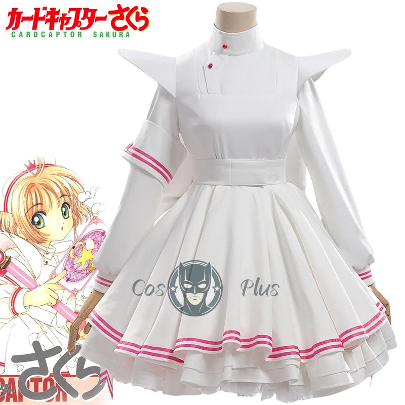 

Card Captor Sakura Sakura Kinomoto Косплей Костюм Сакура платье медсестры косплей аниме