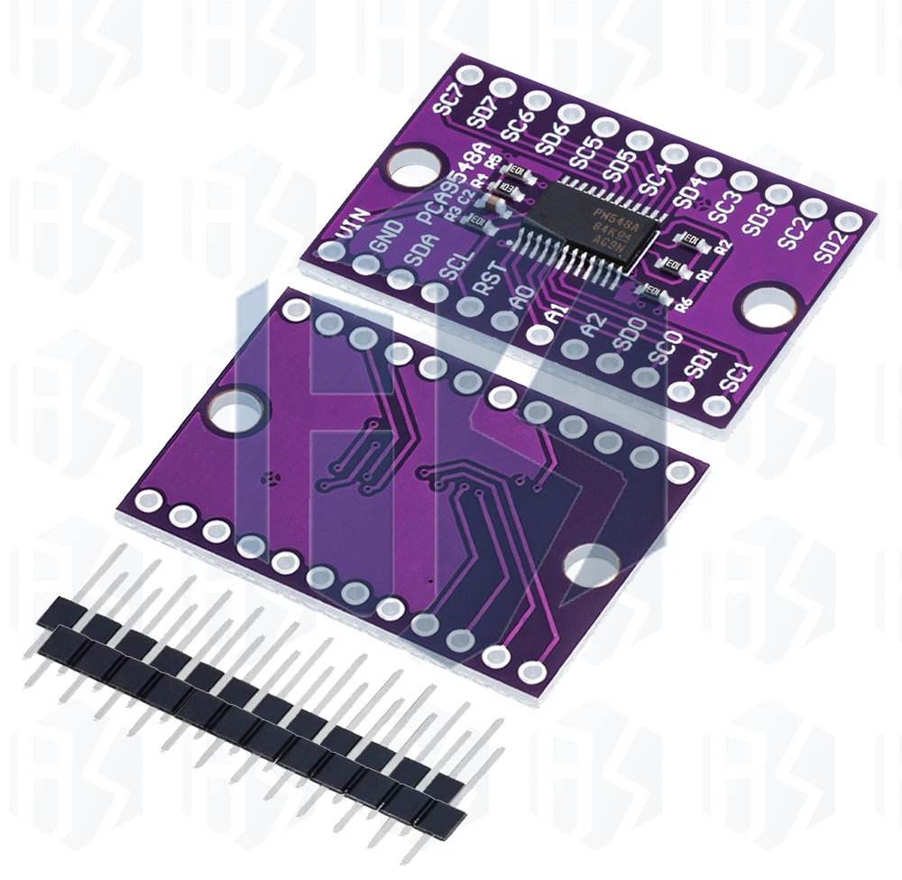 PCA9548 TCA9548 TCA9548A 1 bis 8 Kanal I2C IIC Multiplexer Breakout-Modul Erweiterungsplatine für Arduino – Detail 14