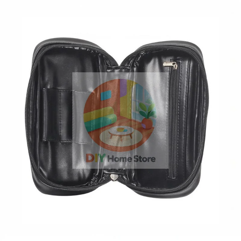 Portable PU Leather Tobacco Pipe Travel Storage Case Stores 2 Pipes & Lighter Accessories Perfect for Camping Weekend Trips