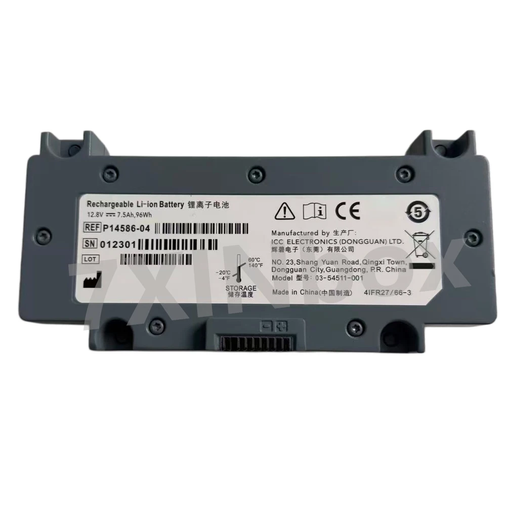 7XINbox New P14586-04 12.8V 96wh 7500mAh replacement Battery For Sonosite Fujifilm P14586-04 Ultrasonic flaw detector battery