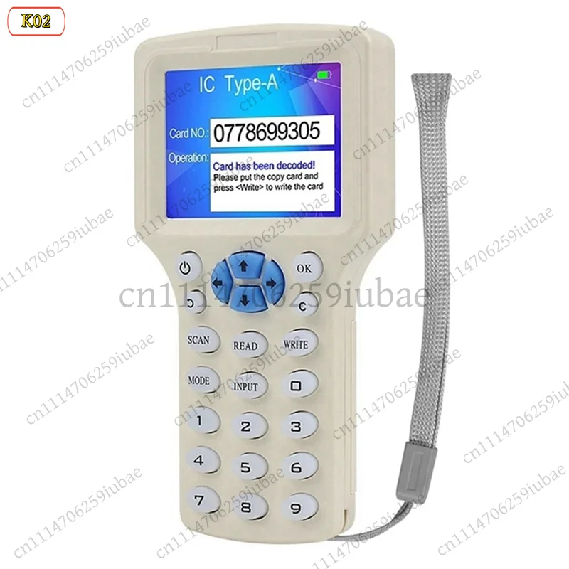 RFID NFC Smart Card Reader Writer Duplicator 125KHz 13.56MHz IC ID Key Copy Programmer Replicator Tool