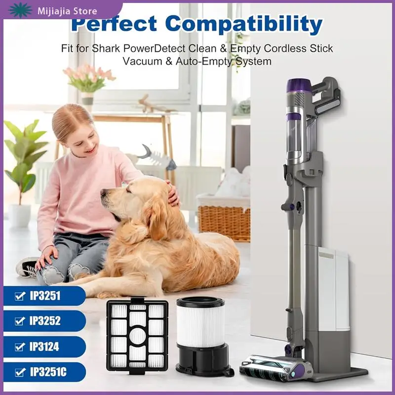 Filtre et filtre pour aspirateur Shark IP3251/IP3251C/IP3252/IP3251EUT, Station de Base en coton, pièce de rechange