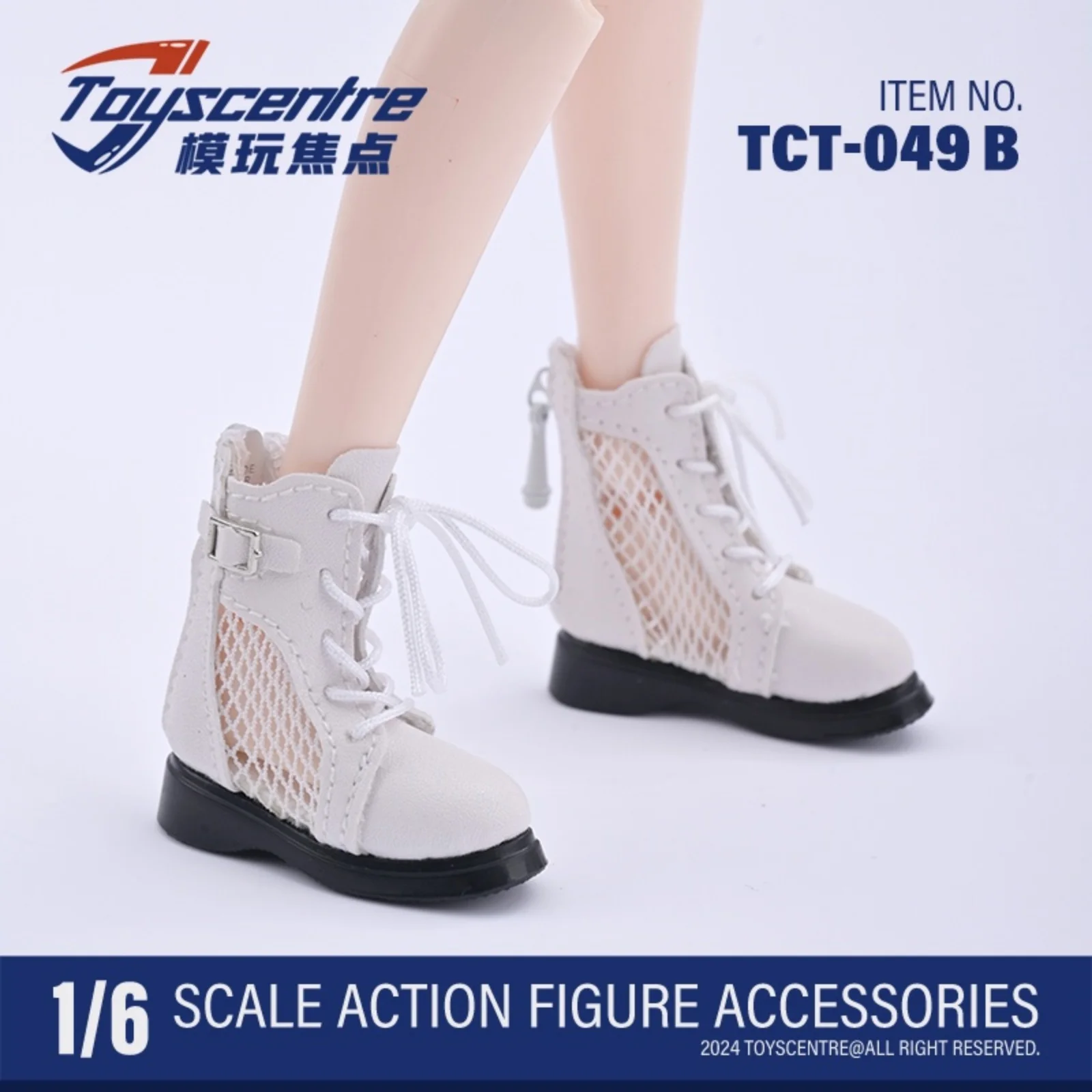 TCT-049 Modello di scarpe con stivali in rete 1/6 adatto per action figure di ragazza femminile da 12 pollici