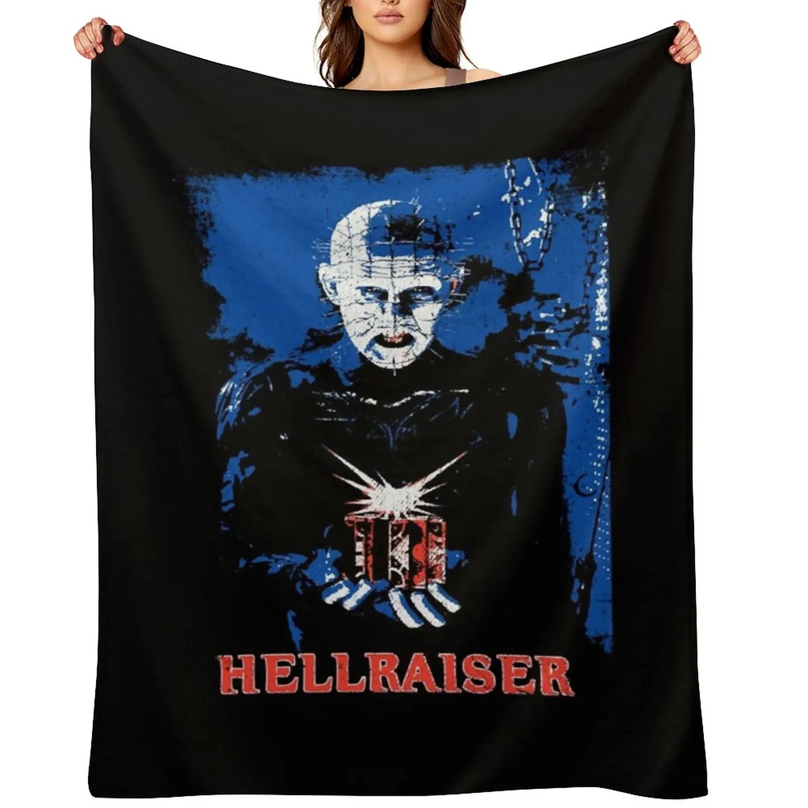 

Hellraiser Classic T-Shirt Throw Blanket Nap Giant Sofa Vintage cosplay anime Blankets