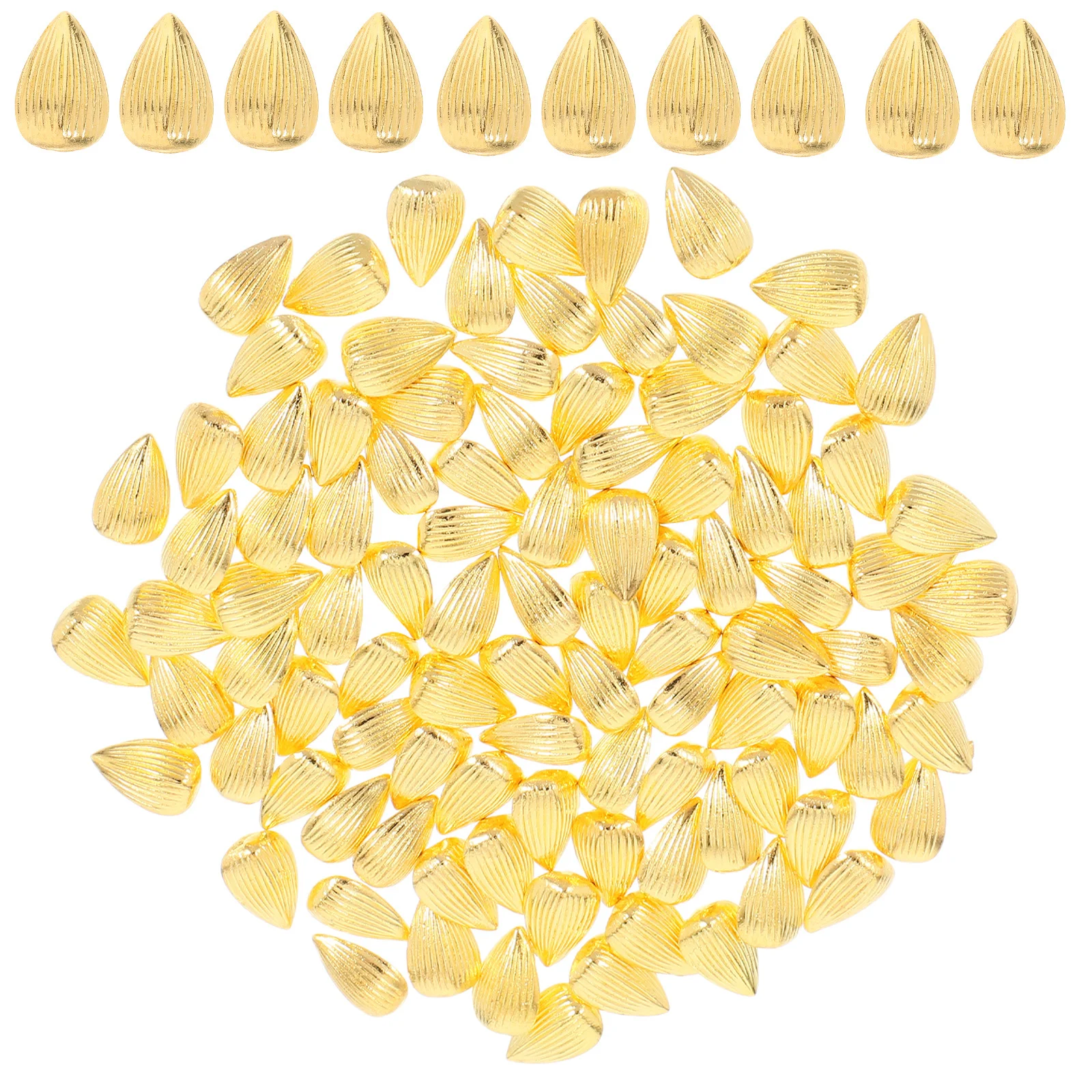 

100Pcs Chinese Metal Melon Seeds Decoration Home Office Feng Shui Good Luck Metal Melon Seeds